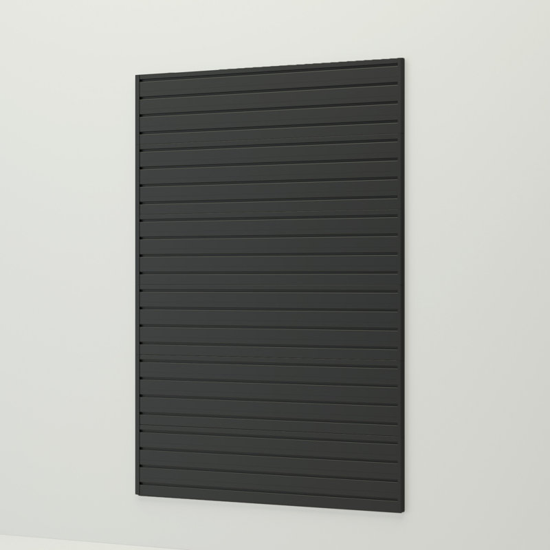 Starter 72"H x 48"W Slatwall, Black