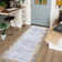 Machine Washable Rugs Bordered Modern Non-Slip Low Pile Rubber Backing Indoor Area Rug for Living Room Bedroom Kitchen Dining Room