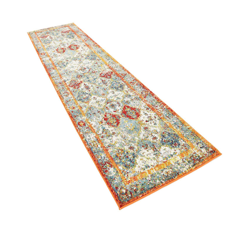 Tapis oriental Walmoor, Tapis de couloir 2 pi 7 po x 10 pi