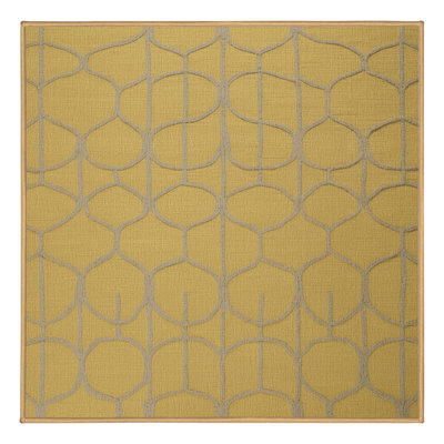Machine Washable Trellis Brown Area Rug