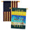 Drapeau de maison en polyester 40 x 28 po à 2 côtés