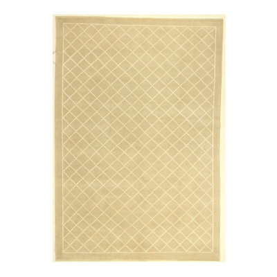 Hand Knotted Geometric Rug