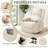 Power Lift Recliner Chair for Elderly, 400lbs Capacity Massage and Heat Recliner-748550167