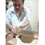 Art décoratif en argile faite à la main Longpi Pottery, 3,75 x 3,75 x 8 pouces, objet décoratif authentique et polyvalent