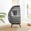 Fauteuil œuf en rotin avec coussin Coffeyville-523239876