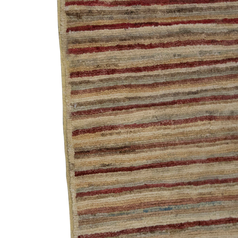 Hand Knotted Wool Area Rug in Multi