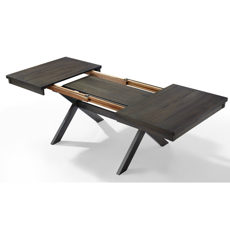 Ensemble de salle à manger extensible 9 pièces Dunblane, 4 pièces: table, banc, 2 chaises