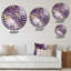 Poelm - Horloge murale peinture abstraite-347315275