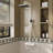 White Shower System With Digital Temperature Display & 4-Way Piano Control-123109850