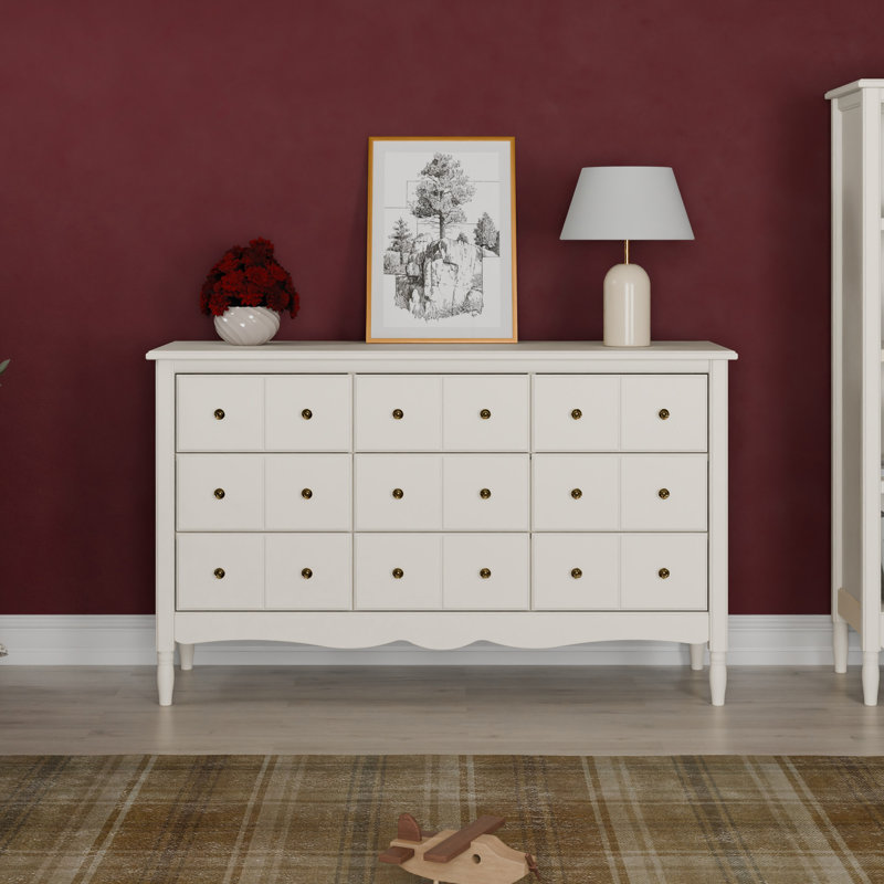 Liberty 9-Drawer Assembled Dresser, Warm White