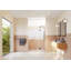 Stellar 63.25 in. x 78 in. Fully Frameless 3 Panel Inline Hinge Shower Door-773691608