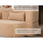 Canapé-lit double 79,5 po avec 2 coussins-489021958