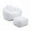 Fauteuil à billes en fausse fourrure-2088764968