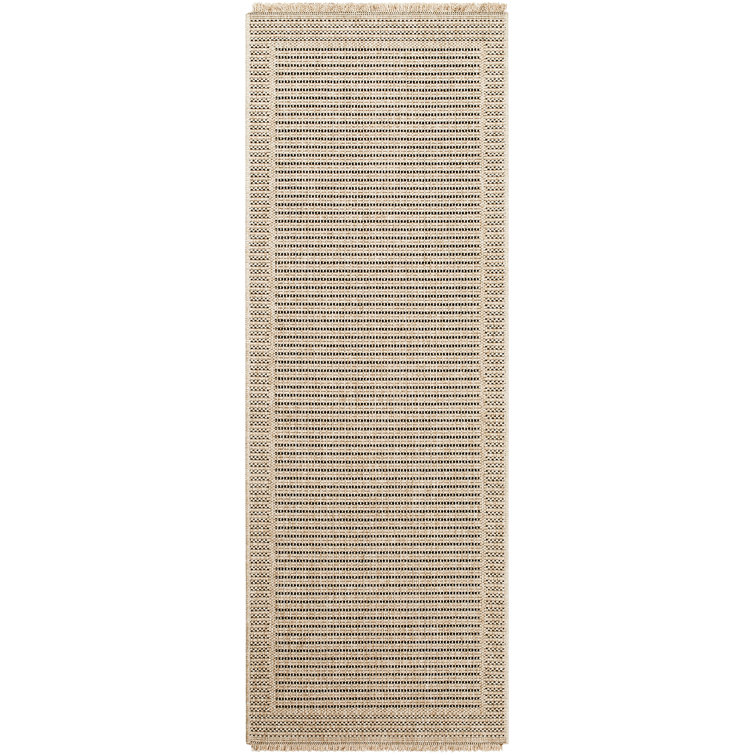 Klara Boho Jute-Look Beige Area Rug