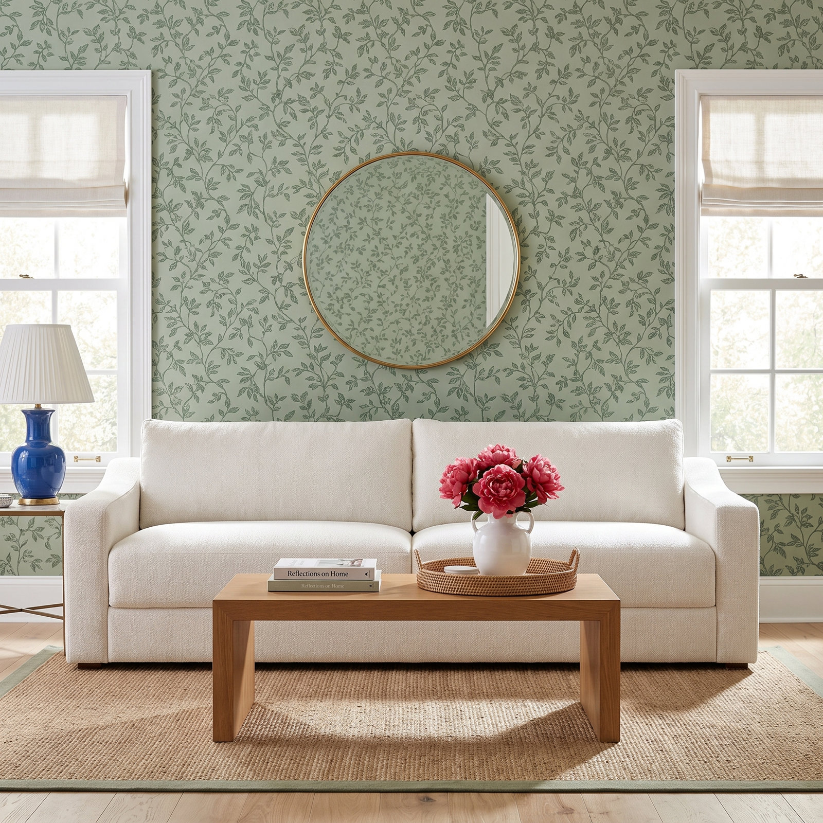 Nora 91" Sofa, White