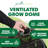 Garden Elements Elevated Self-Watering Garden Bed with Ventilated Grow Dome, Black, 29.5in x 15in-129105567