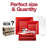 Red Square Plastic Wedding Value Set - 120 Settings