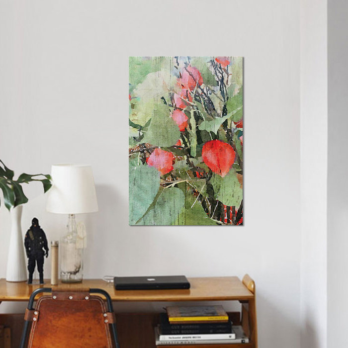 « nature bea i », impression sur toile, H 60 po x l 40po x P 1,5 po, Toile avec cadre noir, Pas de tapis