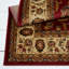 Tapis à motif oriental rouge / ivoire Cokeley-1466395293