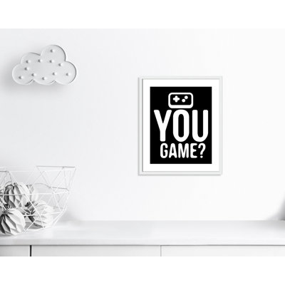 You Game Reverse' Framed Art