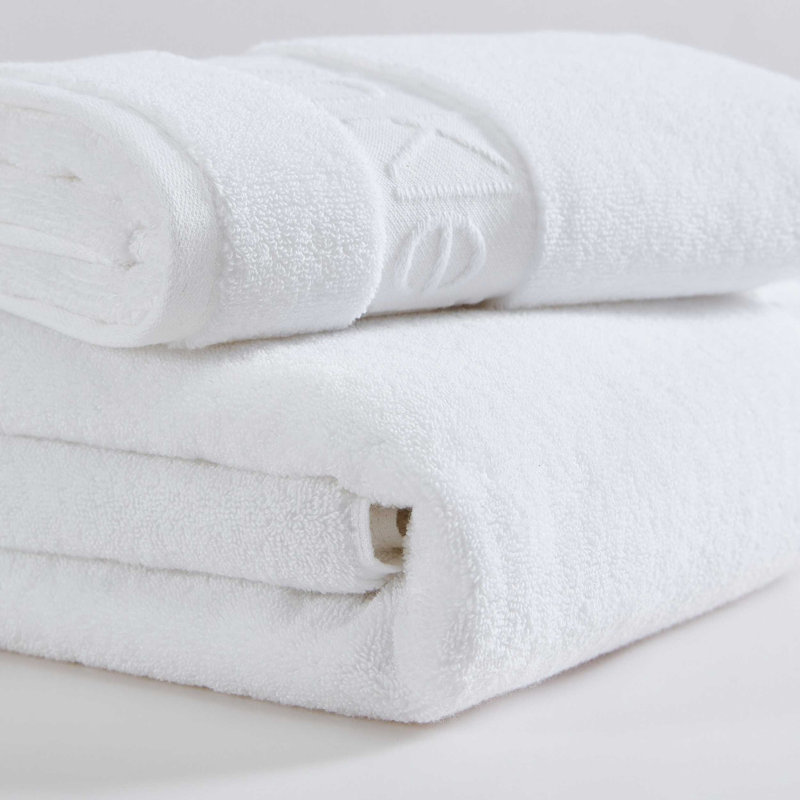 Ensemble de serviettes 3 pièces Calvin Klein, Blanc