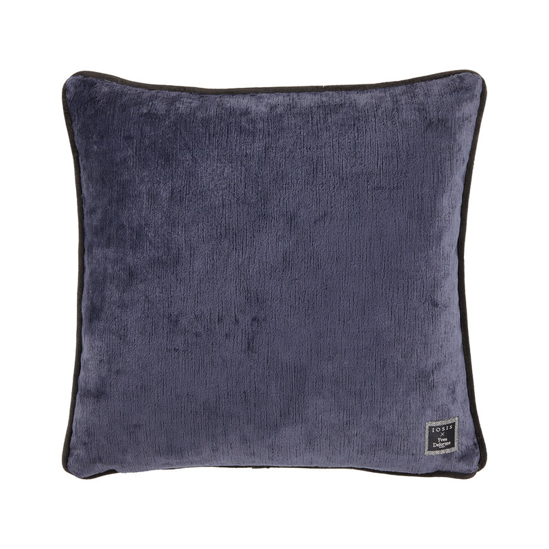Boromee Velvet Pillow Cover & Insert, Square 18", Purple