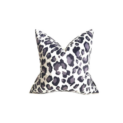 Animal Print Velvet Pillow Cover