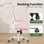 Chaise de bureau ergonomique avec appui-tête réglable, soutien lombaire et accoudoirs rabattables pour la maison ou le bureau.-1049340849-1049340854