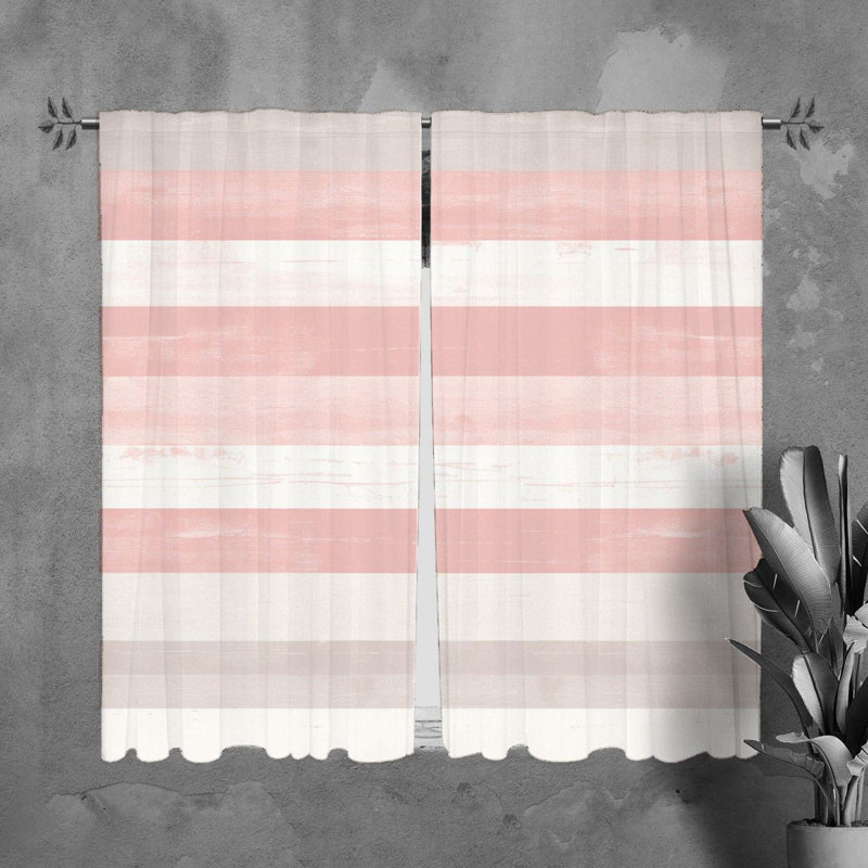 Paire de rideaux obscurcissant en polyester Kimmya, L 20 po x L 61 po