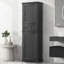 Armoire de rangement autoportante en panneau de fibres à densité moyenne avec tiroir réglable-1183712972