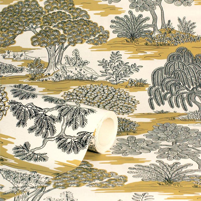 Cochrane 10.5m x 52cm Smooth Non-Pasted Wallpaper Roll, Orange