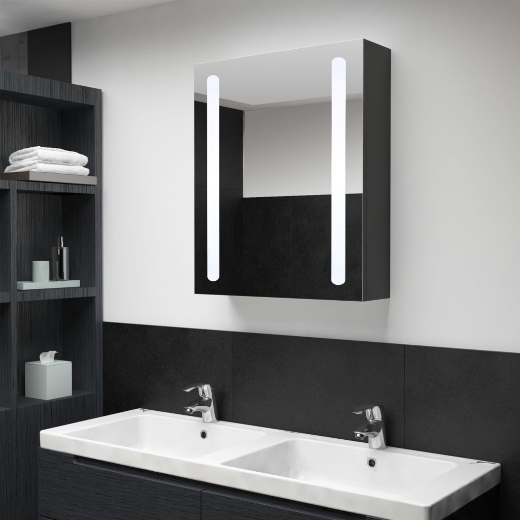 Kandiyohi 50mm W 70mm H Surface Framed Medicine Cabinet Mirror 3 Fixed