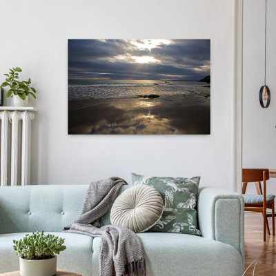 Lady's Cove, cuivre, comté de Waterford, Irlande, abstrait, plage contemporaine, art marin
