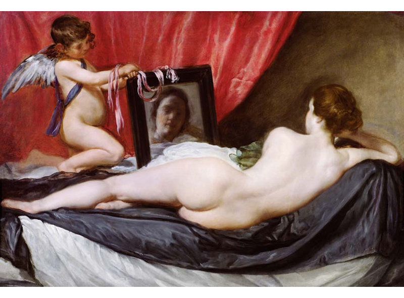 Adhésif décoratif Velazquez The Rokeby Venus (17ème), H 16,5 po x l 24 po