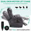 Grand fauteuil inclinable électrique à deux moteurs avec repose-pieds allongé Tall Man-1604480520