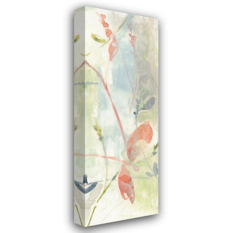 «Red Barrel Studio® Goldberger», galerie d'art sur toile tendue par Jennifer, Obscured Flowers II, H 40 po x l 16 po