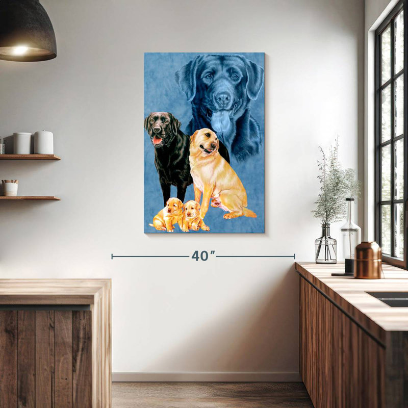Brampt Labrador Retrievers, 39" H x 26" W