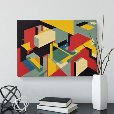 Bauhaus Vol.3 Abstract - Wrapped Canvas Print