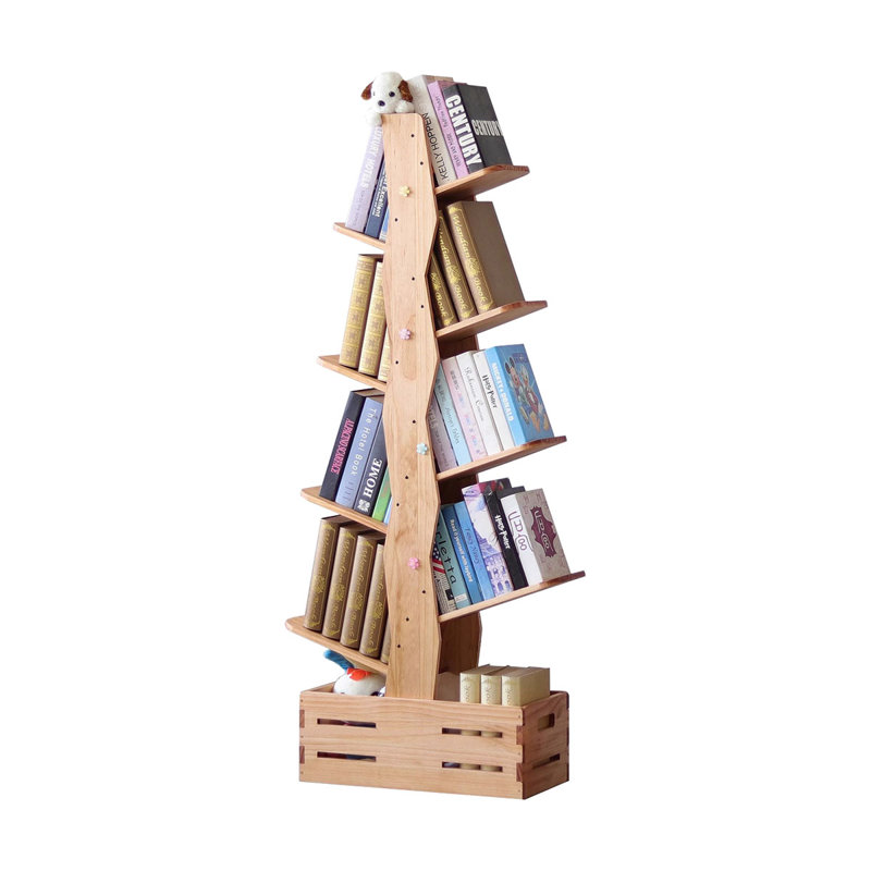 Bibliothèque standard Burlywood, (8 tablettes) H 63,78 po x l 28,74 po x P 10,83 po