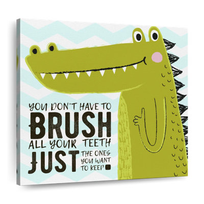 «Brush Dino», impression sur toile