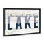 Toile flottante encadrée Wake at Lake Rustic Gray par Kim Allen-1868872726-1868872715
