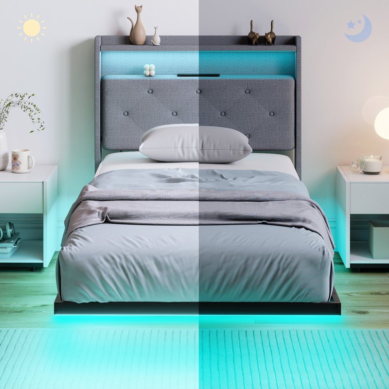 Upholstered Bed, Single (3')