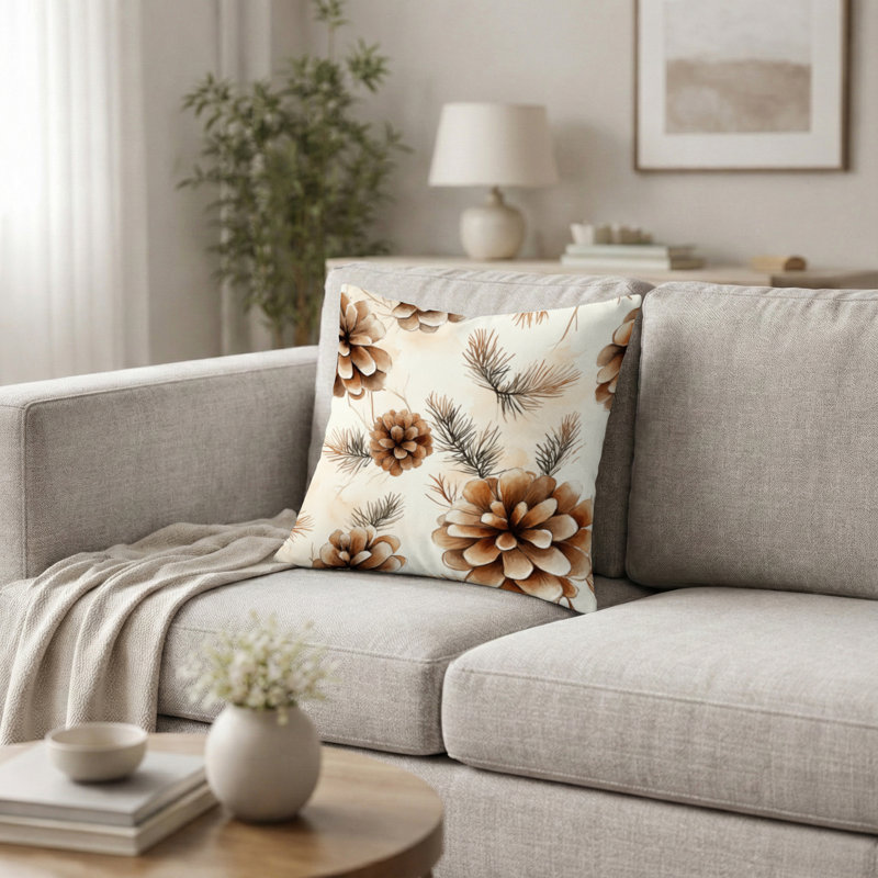 Coussin Rustic Lodge, H 16 po x l 16 po