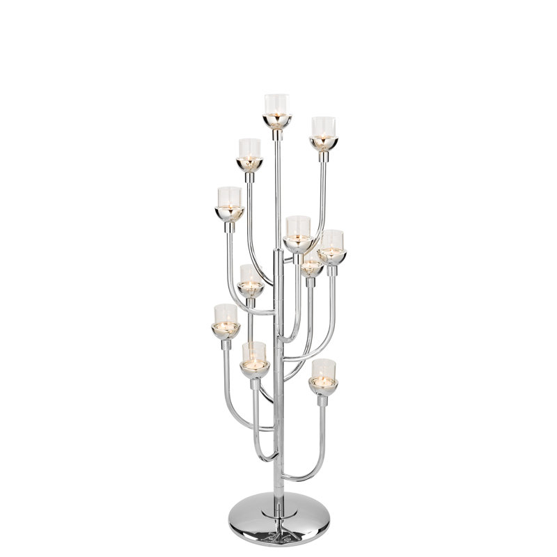 Iron Floor Candelabra, 108cm H x 40cm W x 40cm D