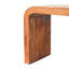 Table basse en bois caramel miel et sérénité, brun