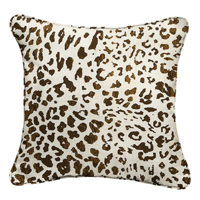 Animal Print Sunbrella® Outdoor Throw Pillow