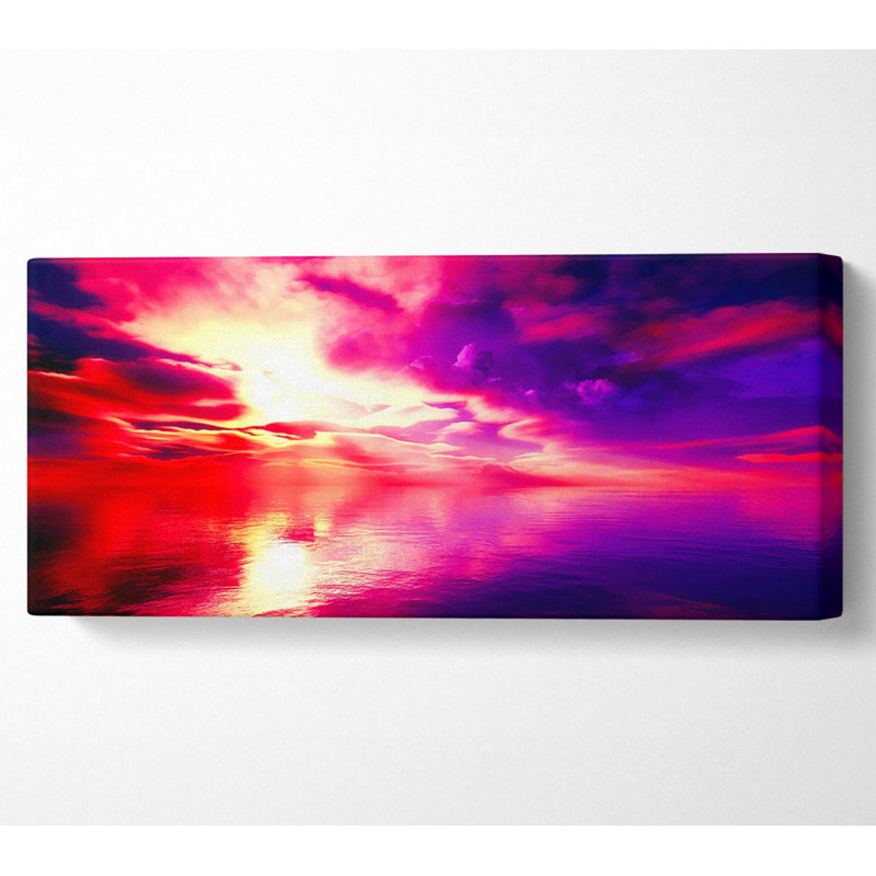 Magical Ocean Cloud Formation - Wrapped Canvas Art Prints, 81.3cm H x 183cm W