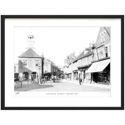 Chesham, Market Square 1897 by Francis Frith - Single Picture Frame Print