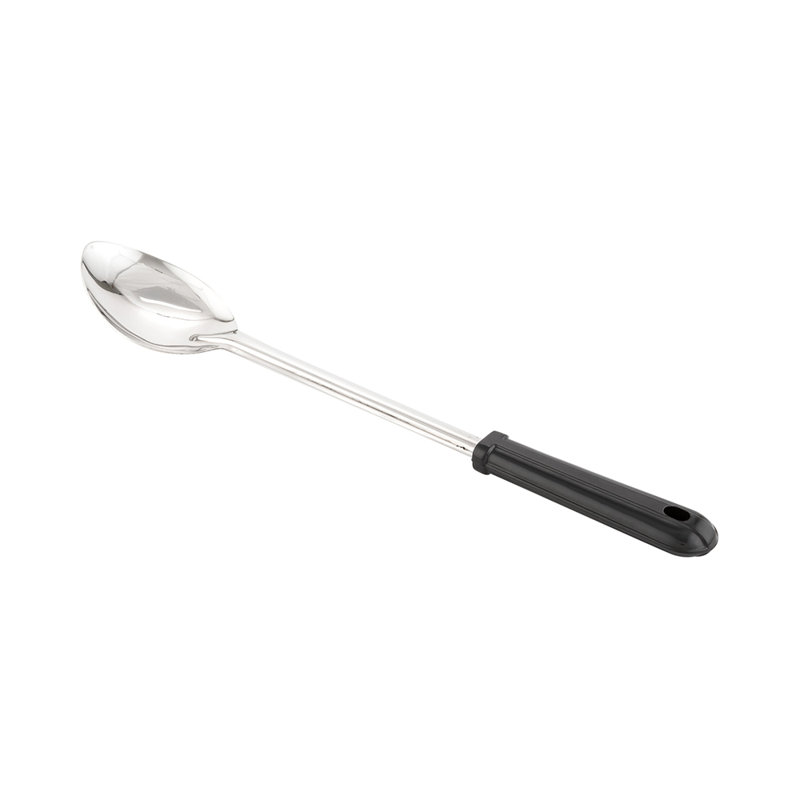 Cuillère de service de 15 po x 2,8 po, 1 cuillère de service de traiteur - fini poli, lavable à la vaisselle, cuillère de buffet en acier inoxydable argenté, ustensile de service pour les fêtes, les banquets ou les maisons