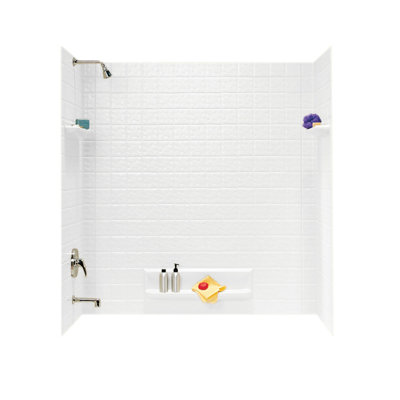 60'' W 32'' D 59.625'' H Alcove Composite Wall